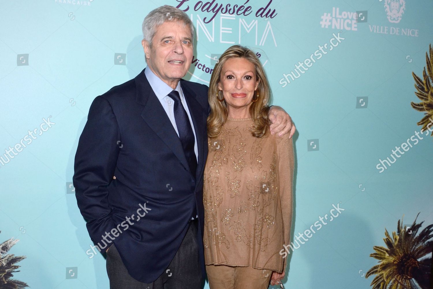 Jean Sorel Et Sa Femme Anna Editorial Stock Photo Stock Image