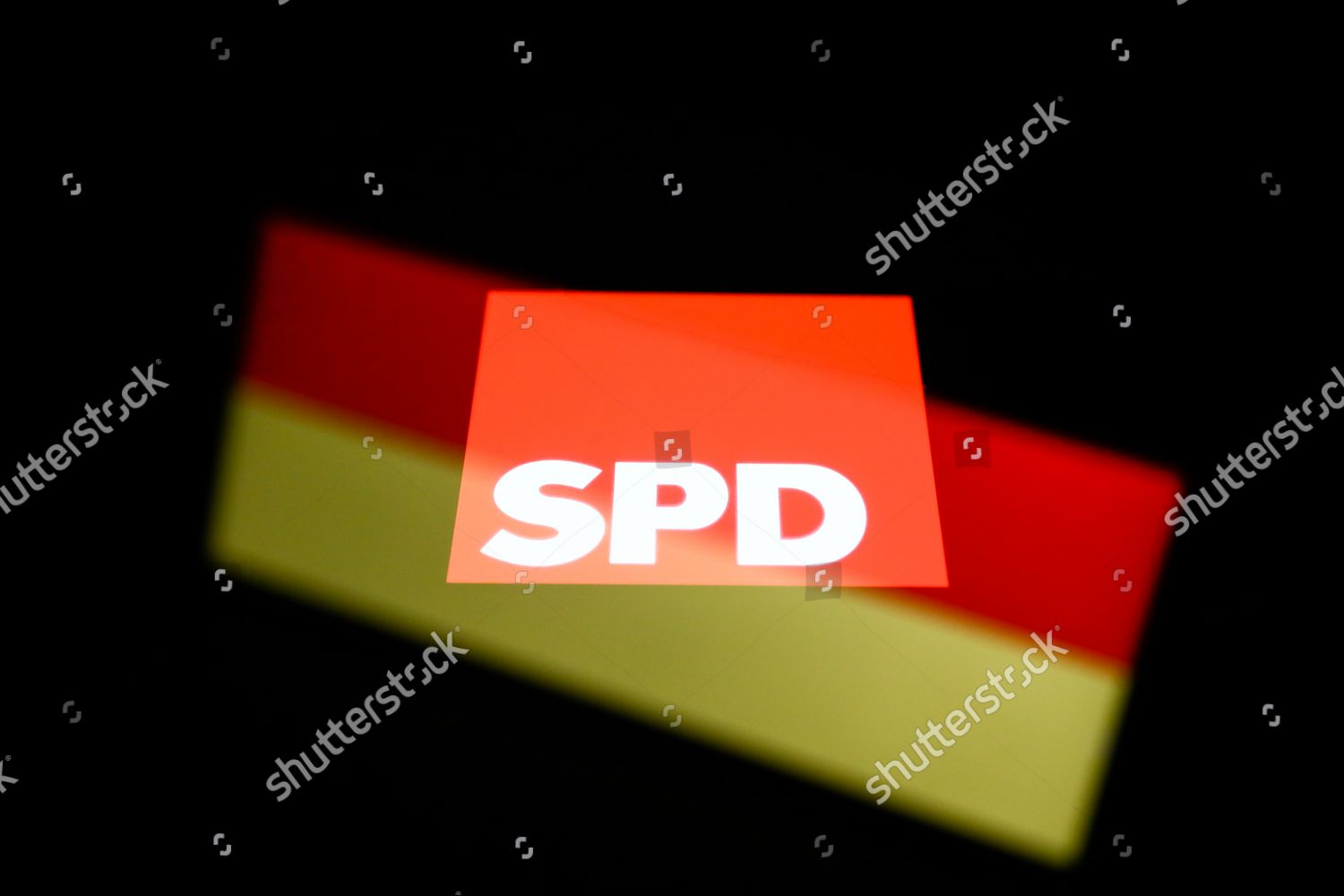 Social Democratic Party Germany Logo Displayed Editorial Stock Photo