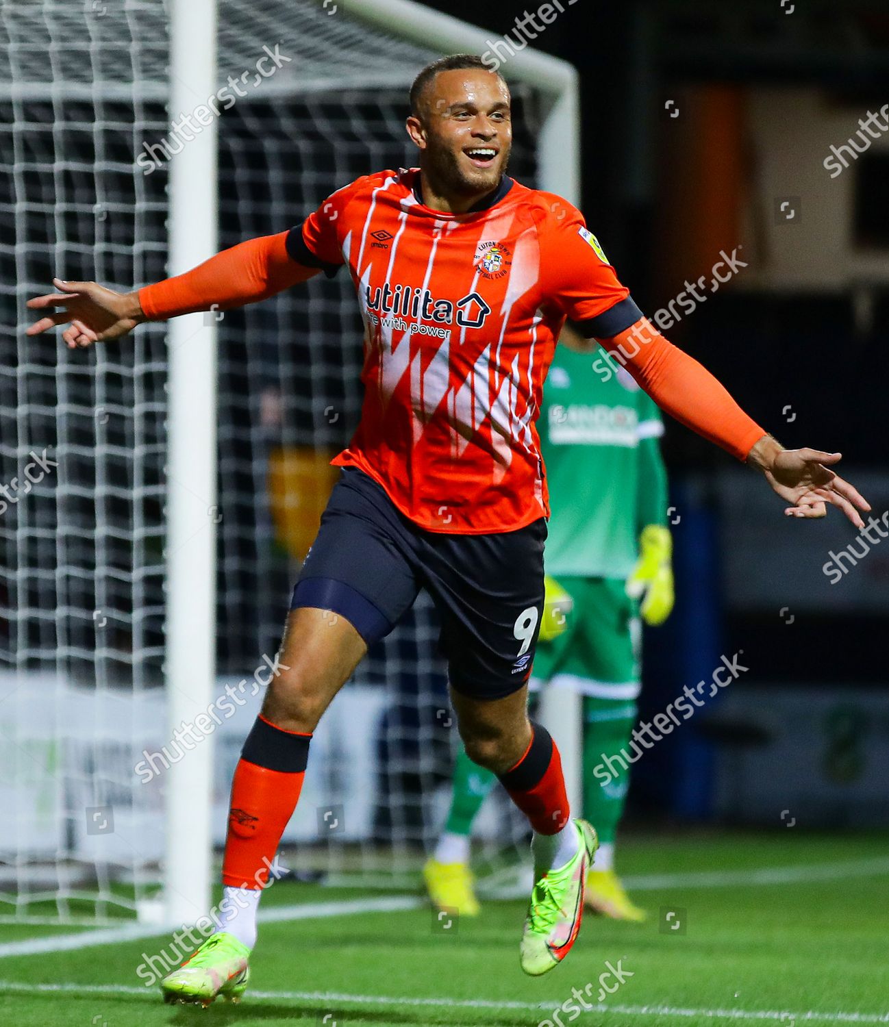 Carlton Morris Luton Town Celebrates After Editorial Stock Photo ...