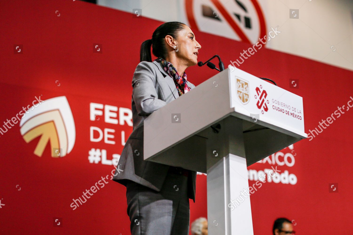 Claudia Sheinbaum Head Government Mexico City Editorial Stock Photo