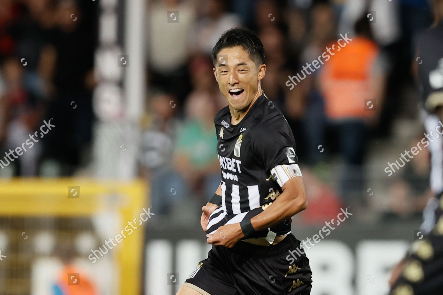 Charlerois Ryota Morioka Celebrates After Scoring Editorial Stock Photo ...