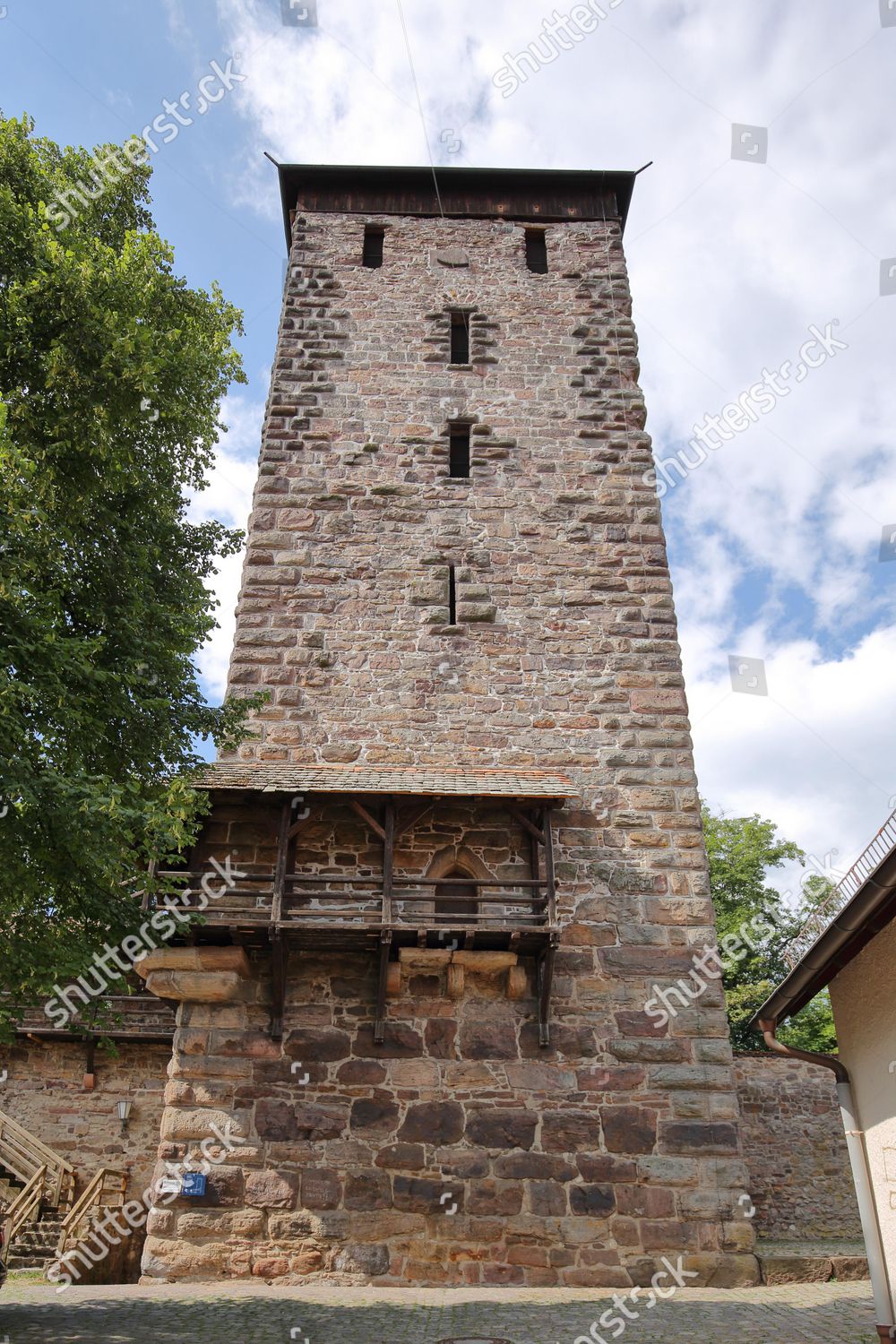 Historic Romanesque Tower Villingen Villingenschwenningen Southern