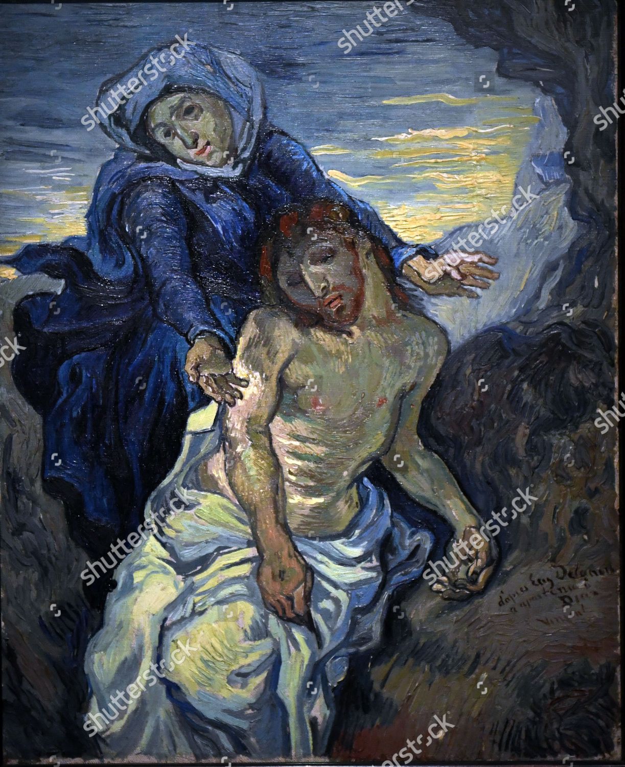 Pieta By Vincent Van Gogh 18531890 Editorial Stock Photo - Stock Image ...