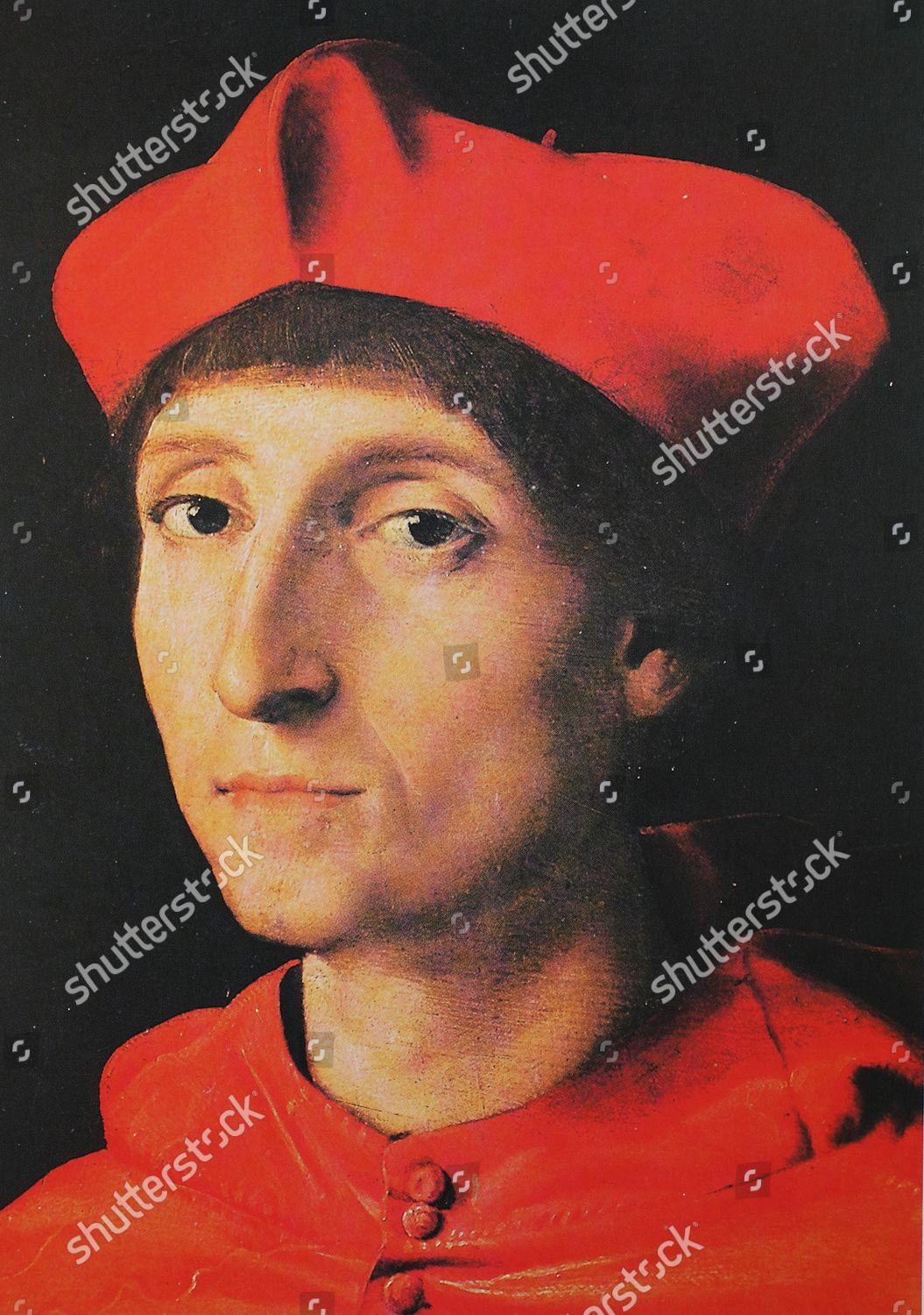 Portrait Cardinal By Raffaello Sanzio Da Editorial Stock Photo - Stock ...