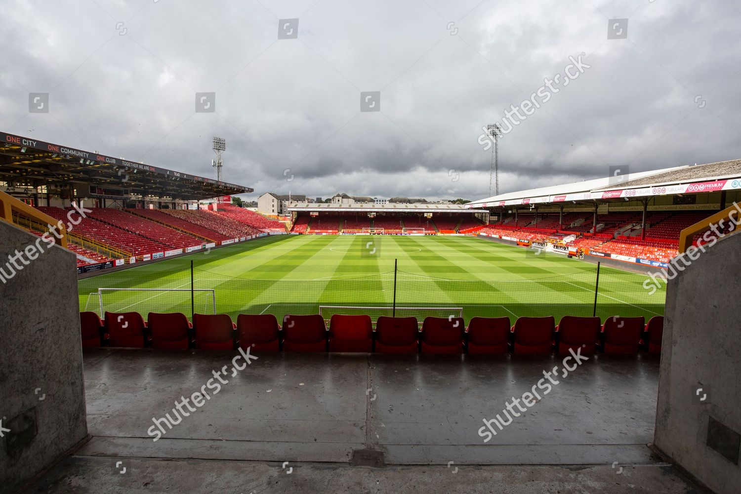 General View Pittodrie During Cinch Scottish Editorial Stock Photo ...