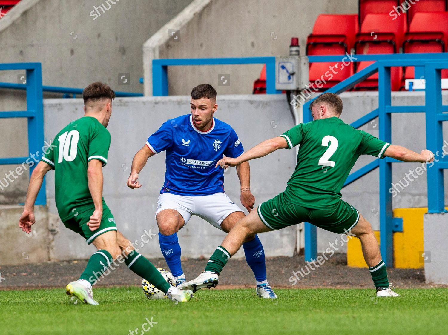 Rangers B Team Forward Arron Lyall Editorial Stock Photo - Stock Image ...