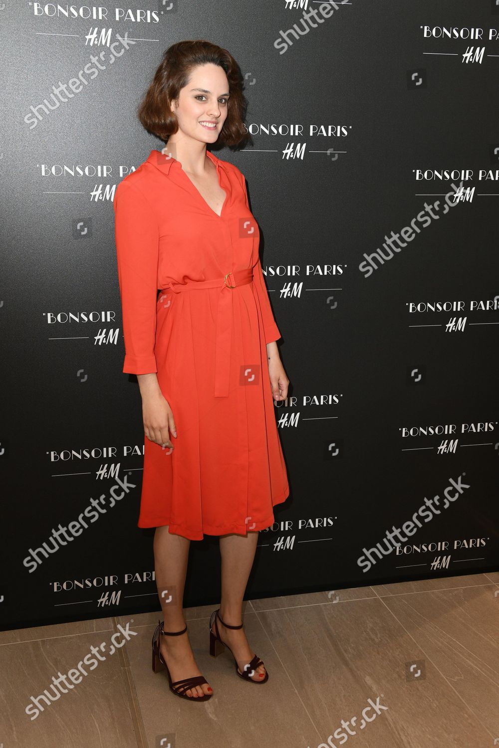 Actress Noemie Merlant Attends Hm Flagship Editorial Stock Photo