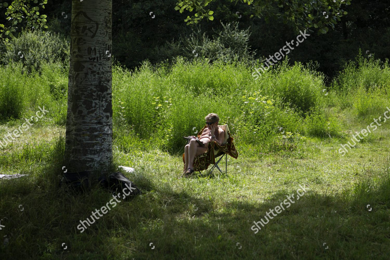 Naturism Day Paris Naturists Gather Bois Editorial Stock Photo - Stock ...