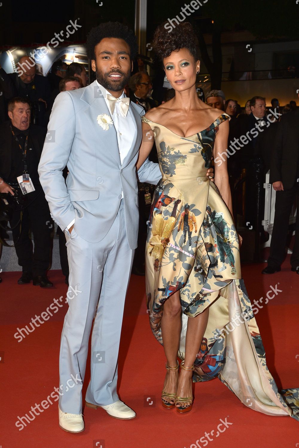 Thandie Newton Donald Glover Leaving Solo Editorial Stock Photo - Stock ...