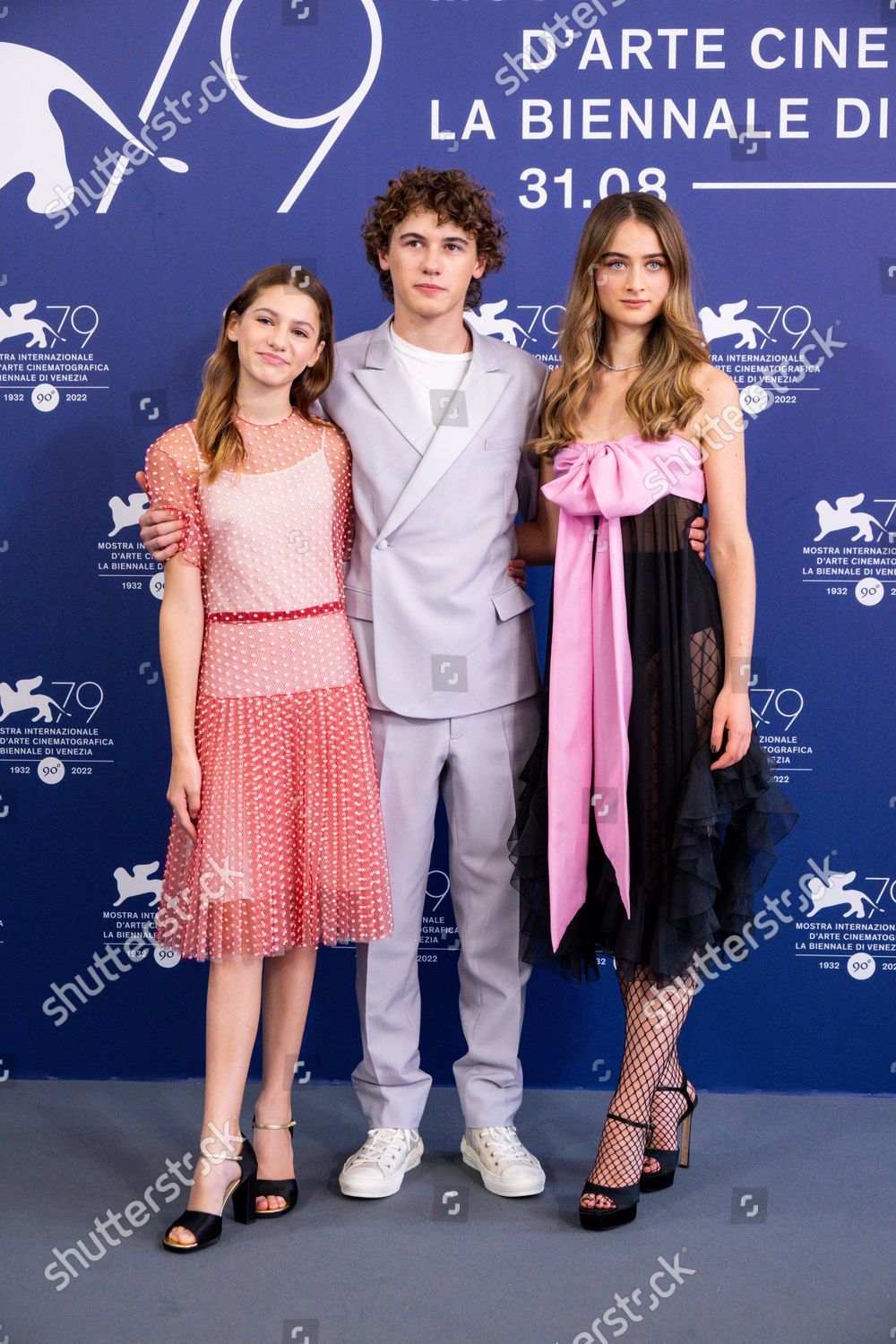 May Nivola Sam Nivola Raffey Cassidy Editorial Stock Photo - Stock