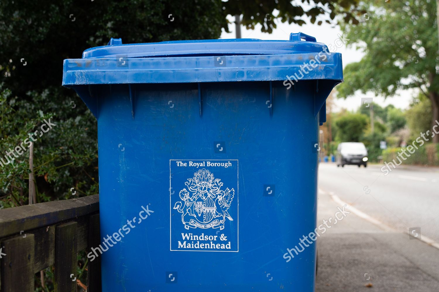 Dustbins Waiting Be Emptied Datchet Berkshire Editorial Stock Photo Stock Image Shutterstock