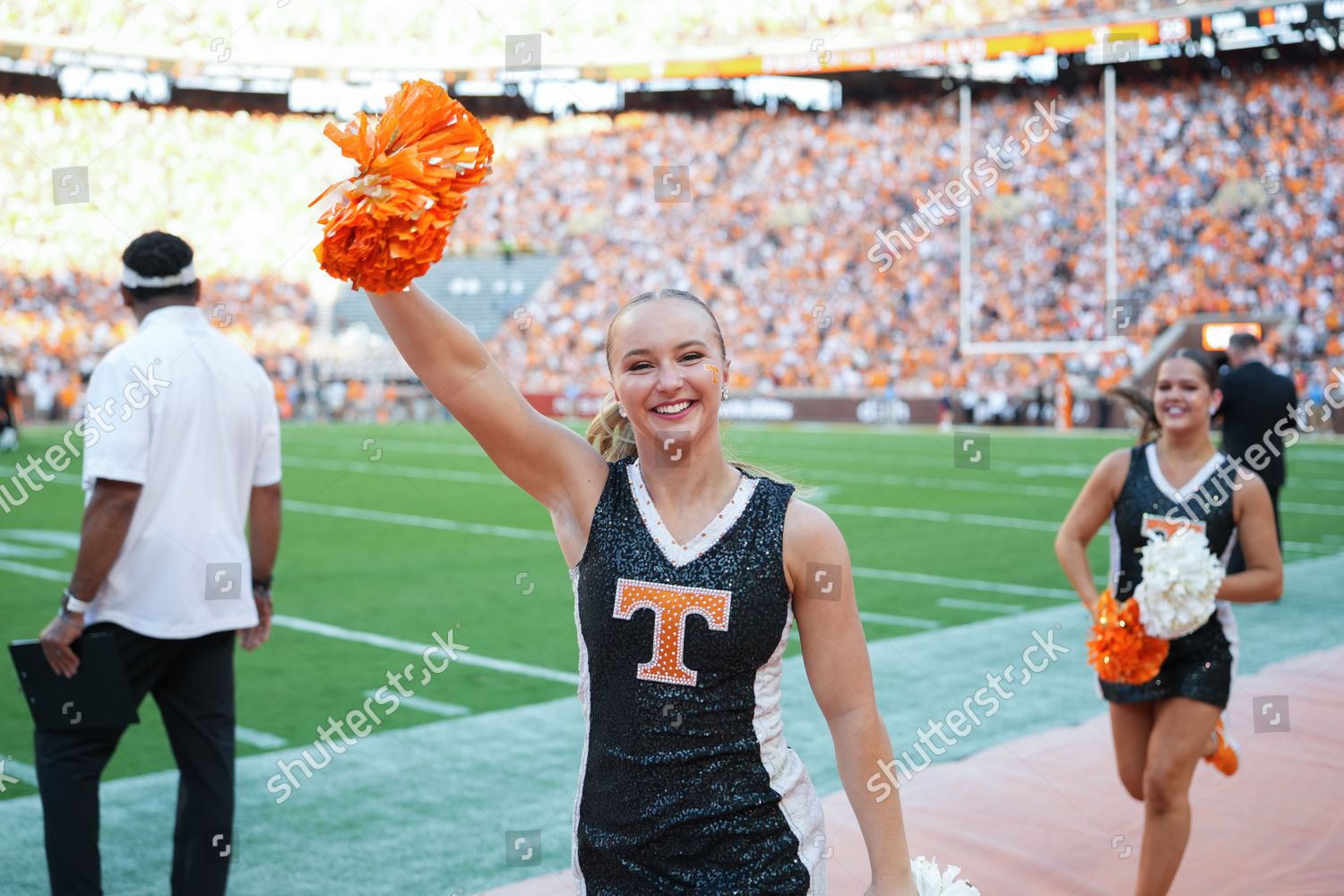 Tennessee Volunteers Dance Team Runs Onto Editorial Stock Photo - Stock ...