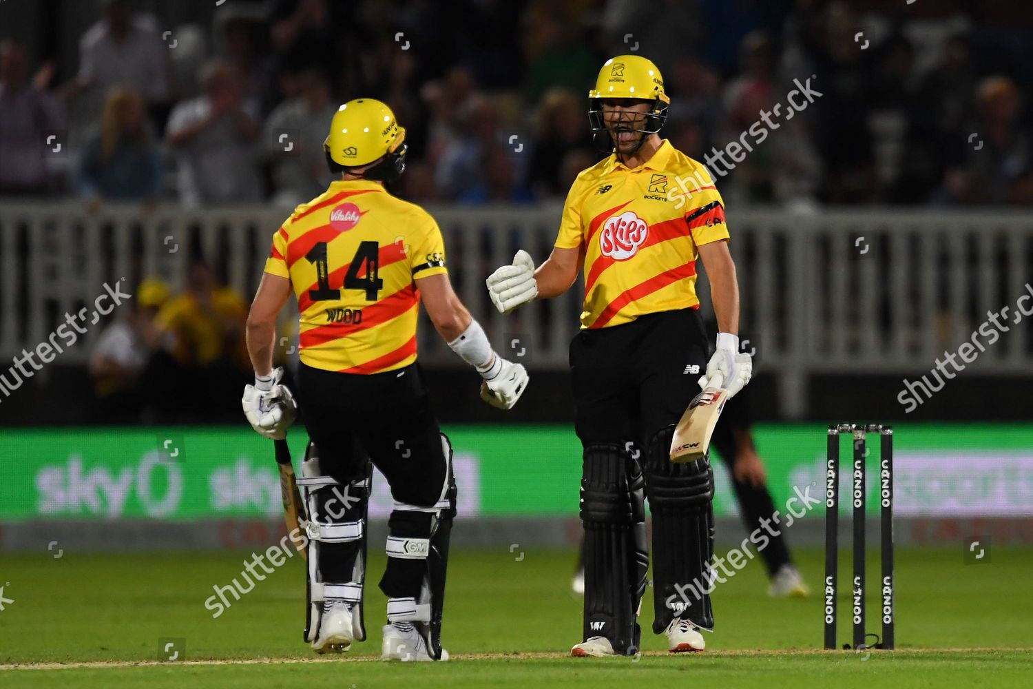 Lewis Gregory Trent Rockets Celebrates Hitting Editorial Stock Photo ...