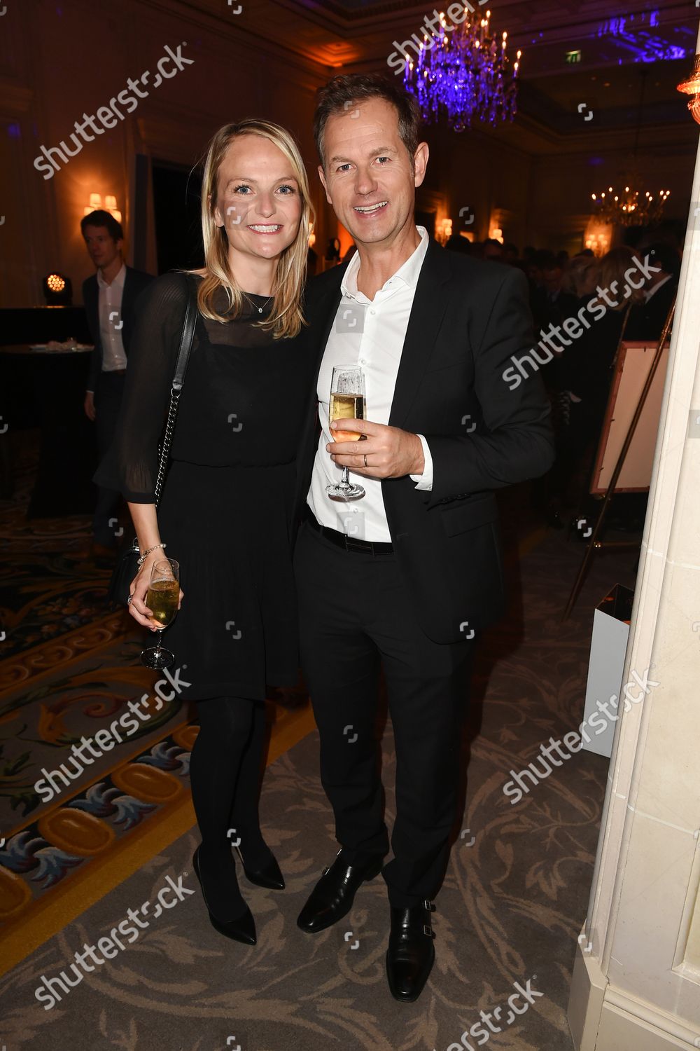Edgar Grospiron His Wife Nathalie Attend Editorial Stock Photo - Stock ...
