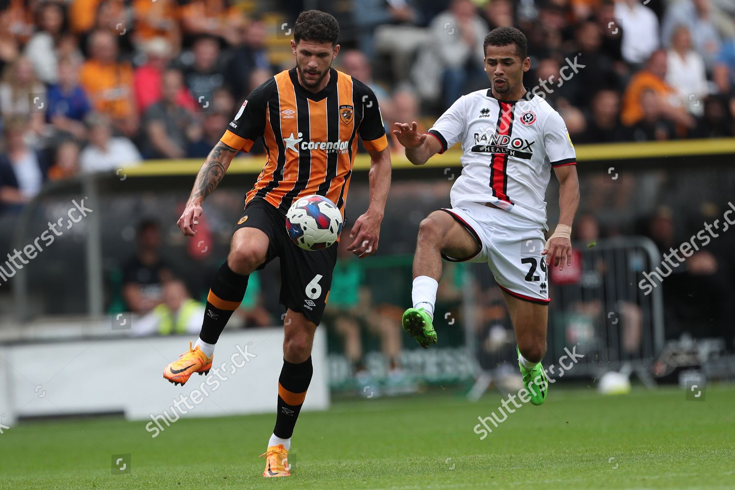 Tobias Figueiredo Hull City Action Sheffield Editorial Stock Photo