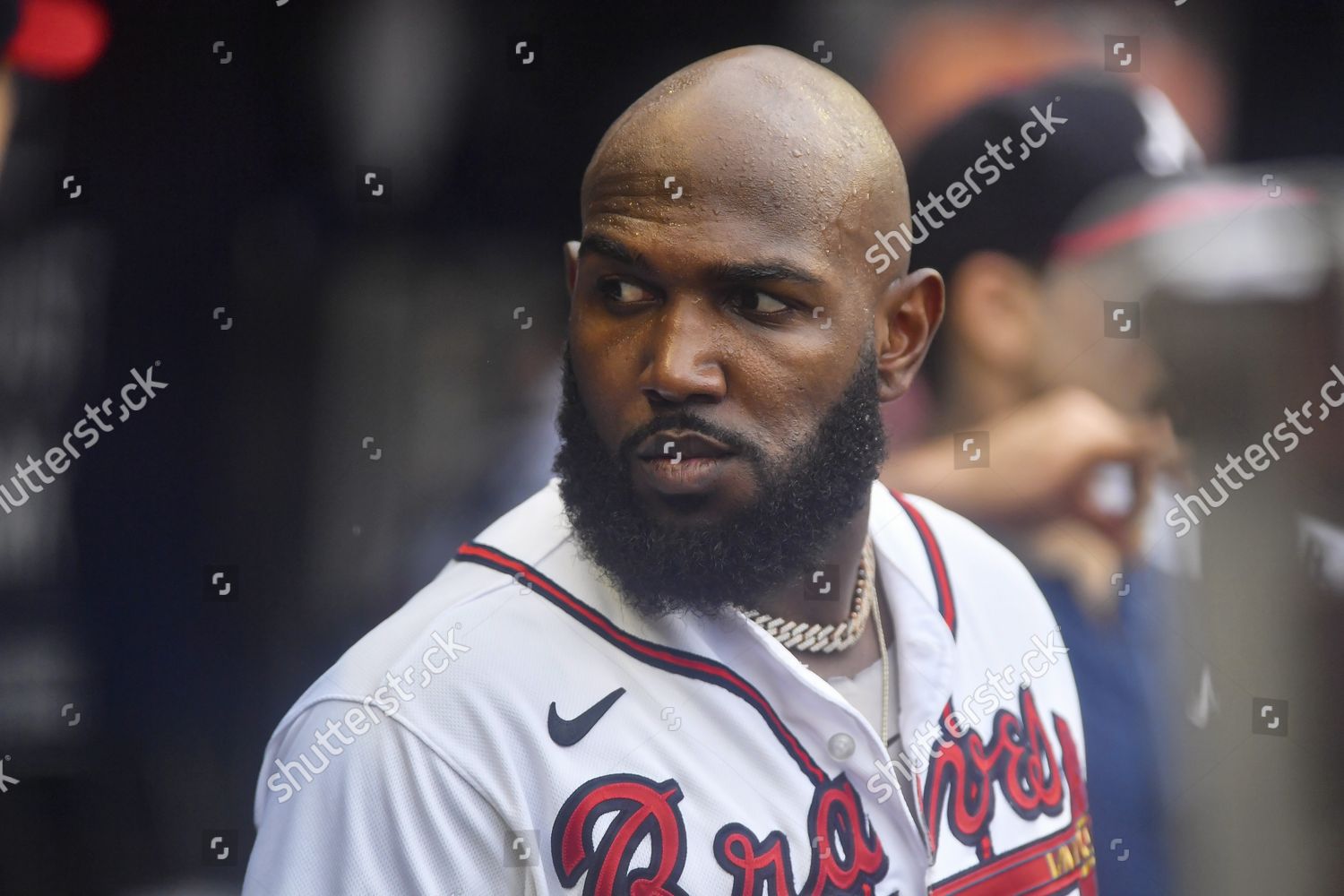 Atlanta Braves Outfielder Marcell Ozuna Looks Editorial Stock Photo - Stock  Image