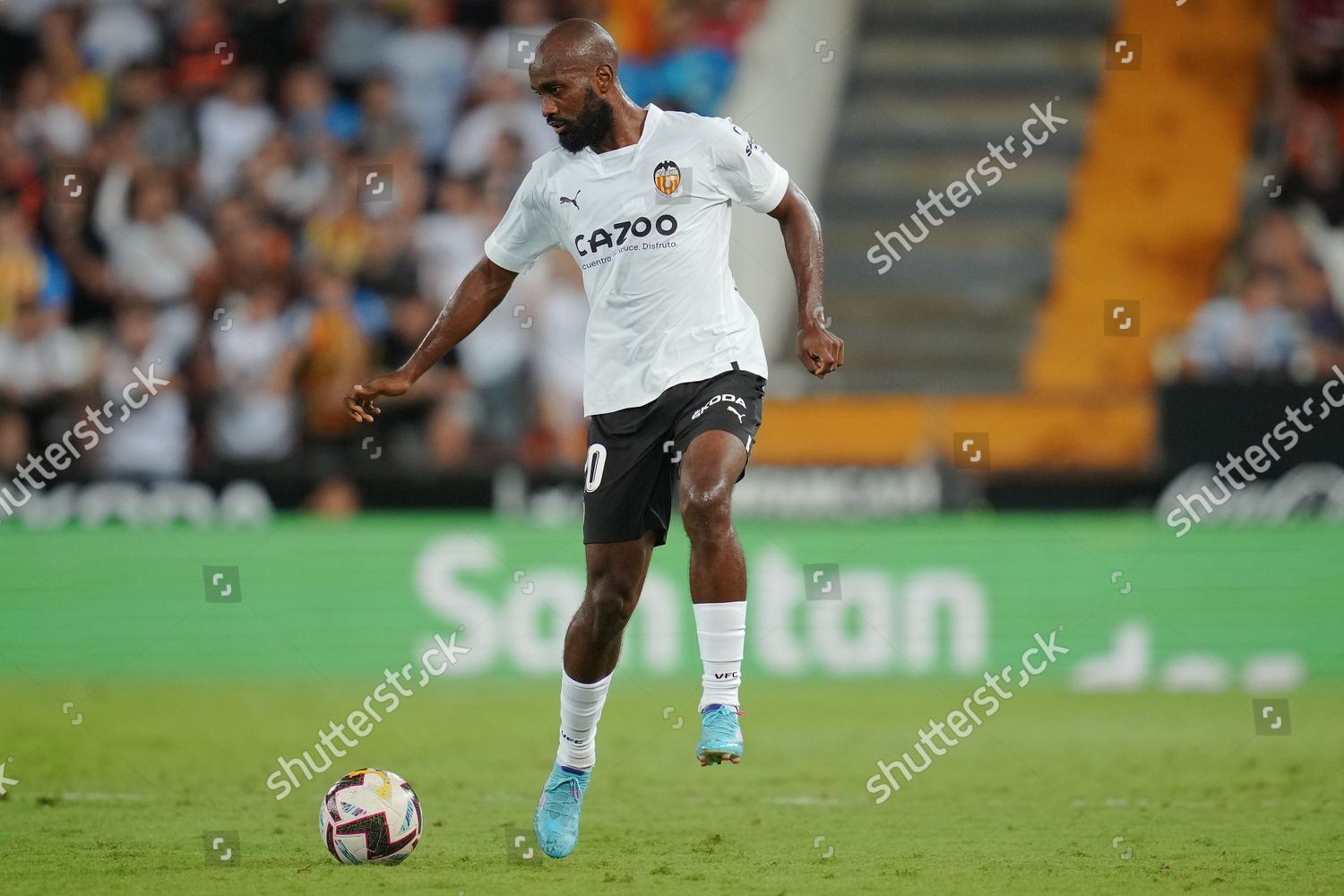 Dimitri Foulquier Valencia Cf Editorial Stock Photo Stock Image
