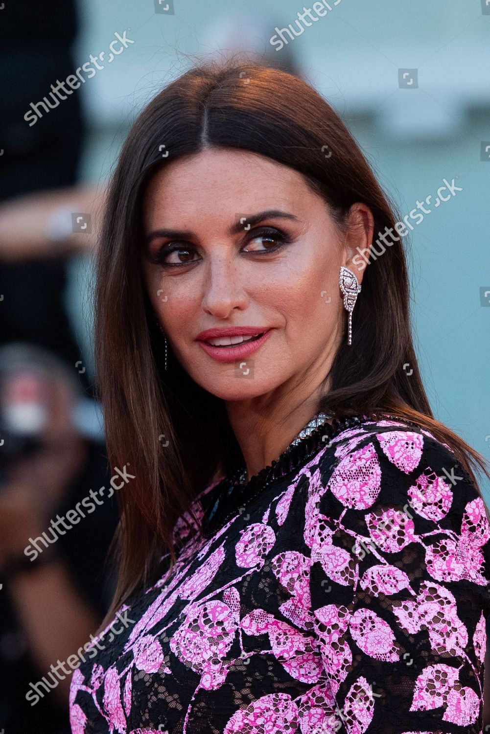 Penelope Cruz Attending Limmensita Premiere During Editorial Stock