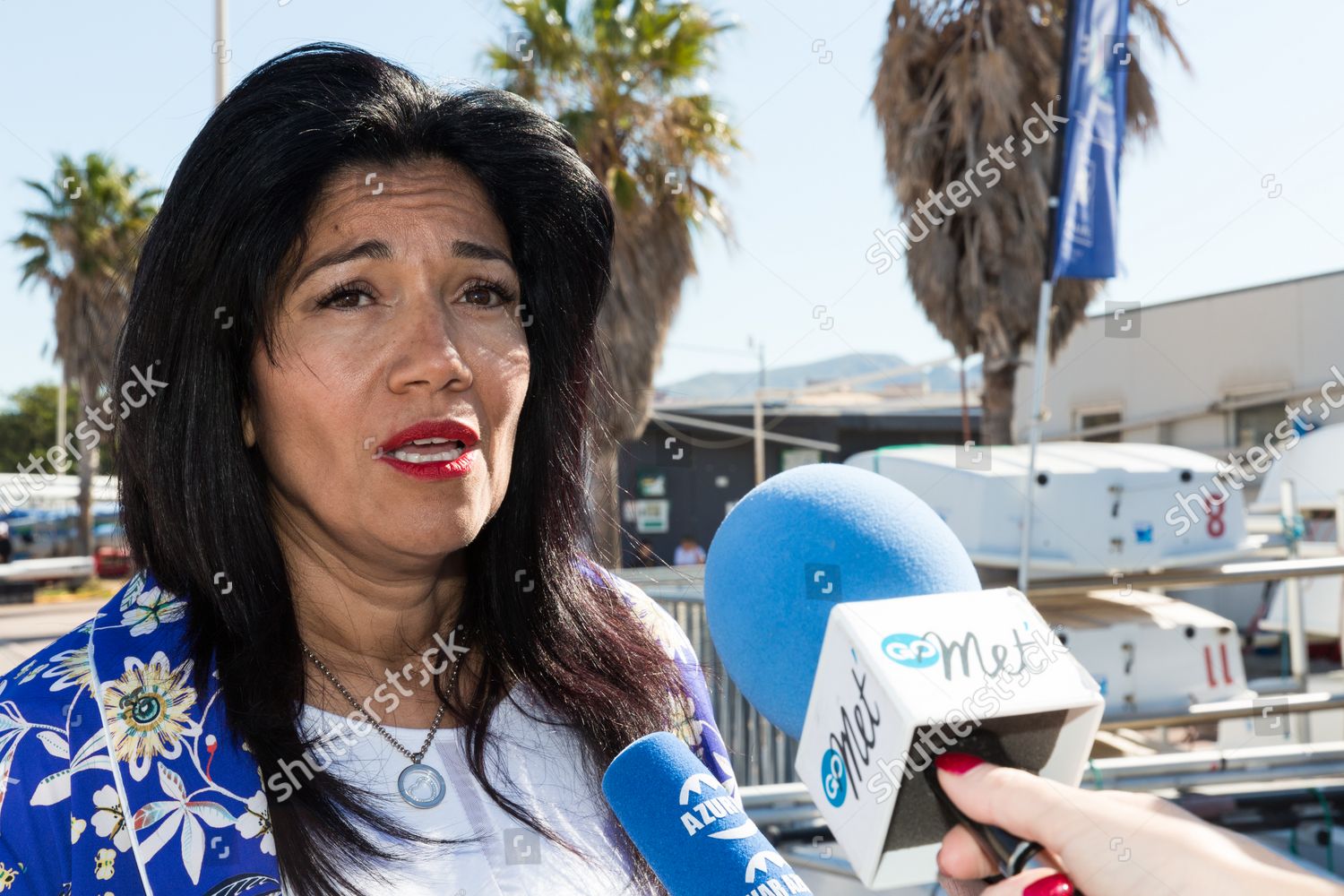 French Socialist Senator Samia Ghali Visit Editorial Stock Photo 