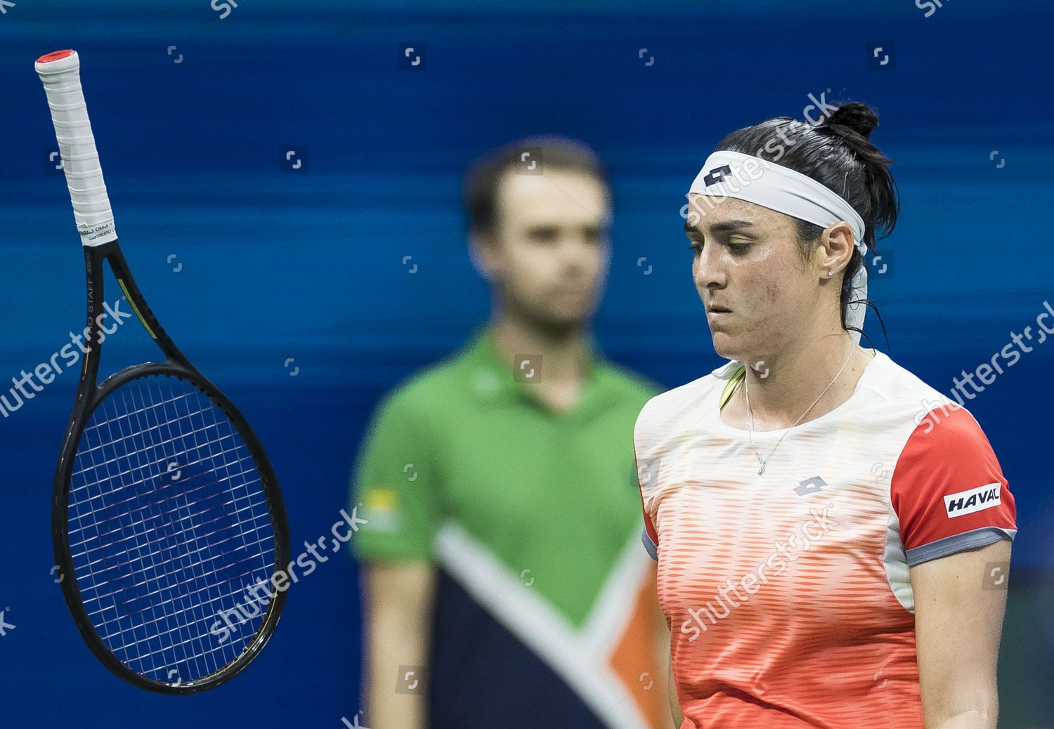 Ons Jabeur Tunisia Throws Her Racket Editorial Stock Photo Stock