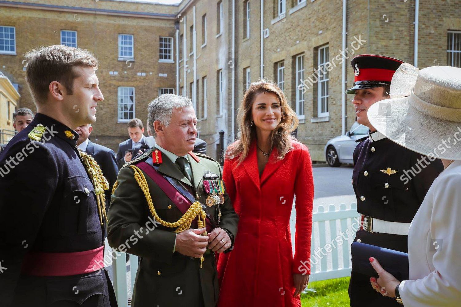 King Abdullah Ii Wife Queen Rania Editorial Stock Photo - Stock Image ...