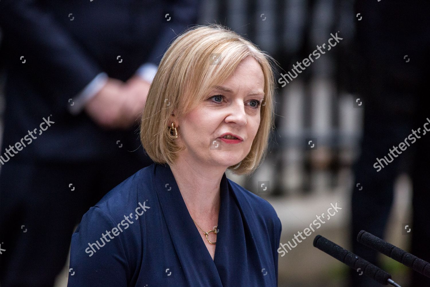 Liz Truss Delivers Her First Speech Editorial Stock Photo - Stock Image ...