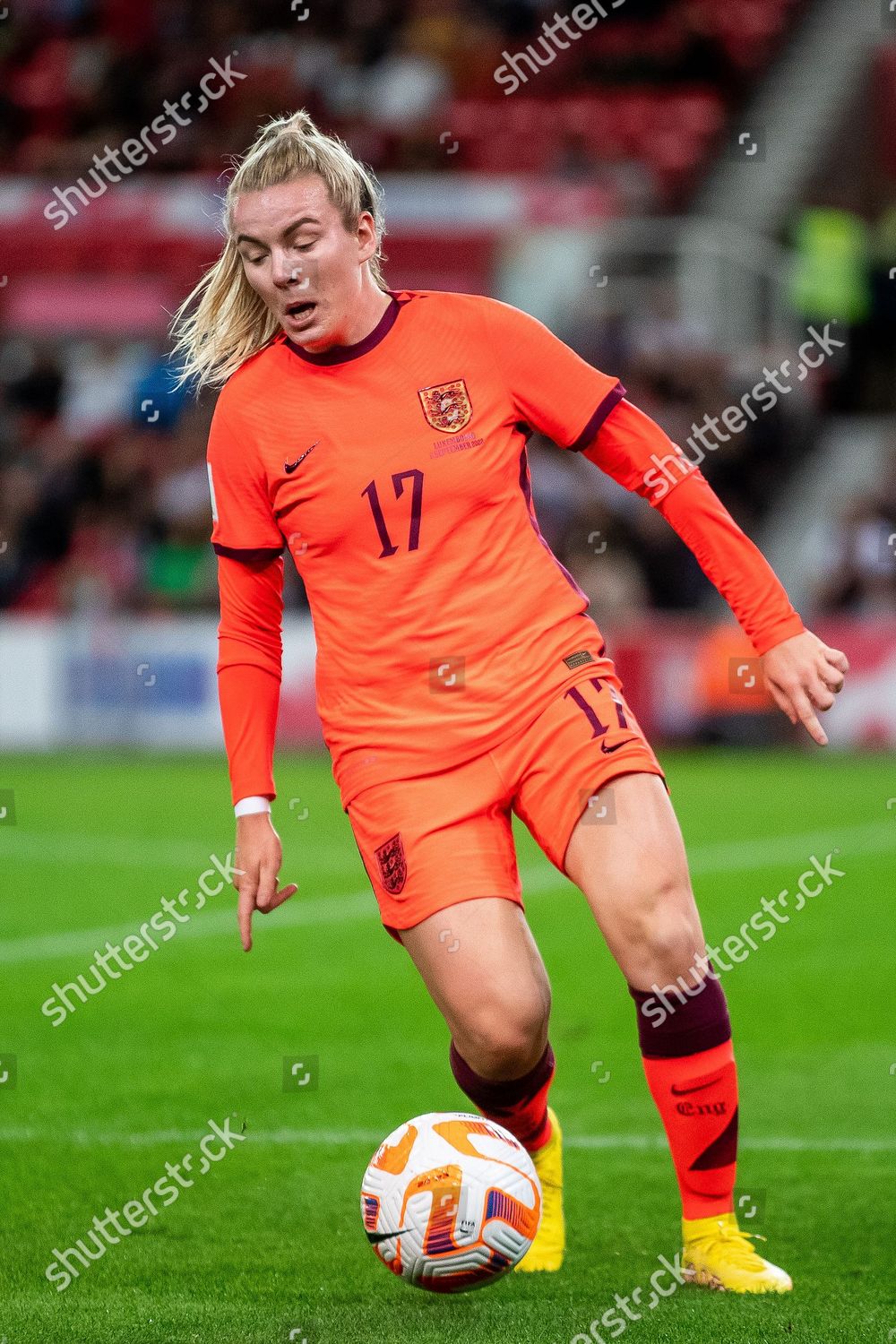 Lauren Hemp England Women 17 During Editorial Stock Photo - Stock Image ...