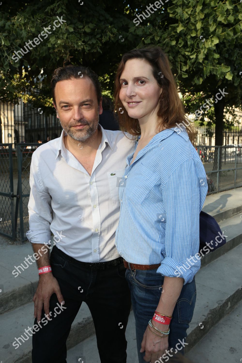 Patrick Mille His Wife Justine Levy Editorial Stock Photo - Stock Image ...