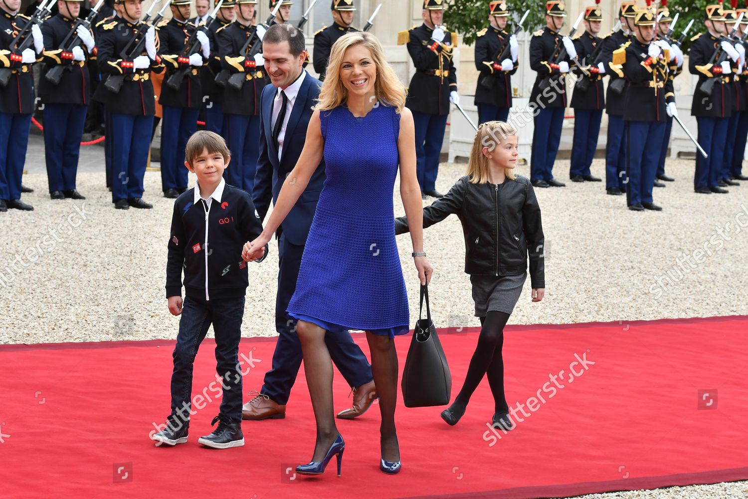 Laurence Auziere Jourdan Her Husband Guillaume Editorial Stock Photo