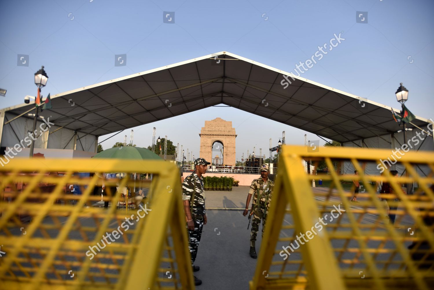 Security India Gate Inauguration Newly Developed Editorial Stock Photo ...