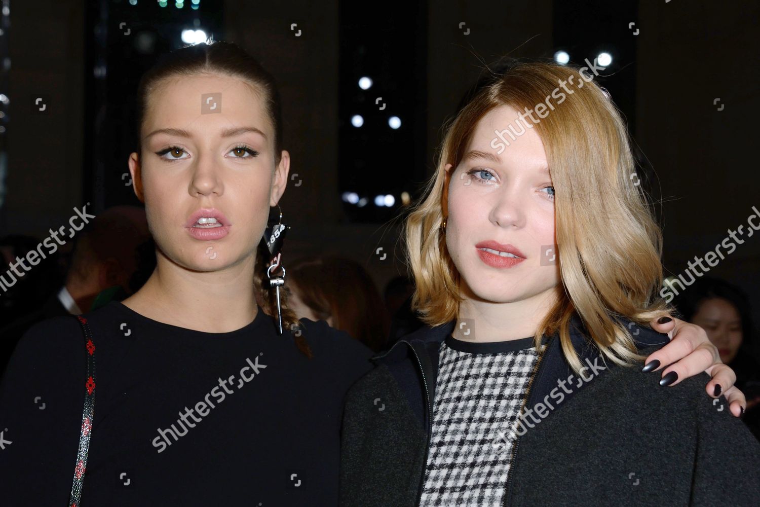 Adele Exarchopoulos attends the Louis Vuitton show as part of the
