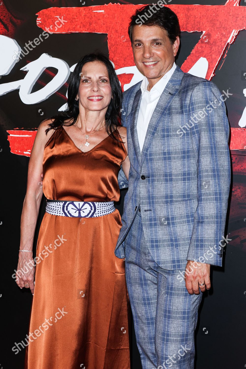 Phyllis Fierro Husband Ralph Macchio Arrive Editorial Stock Photo