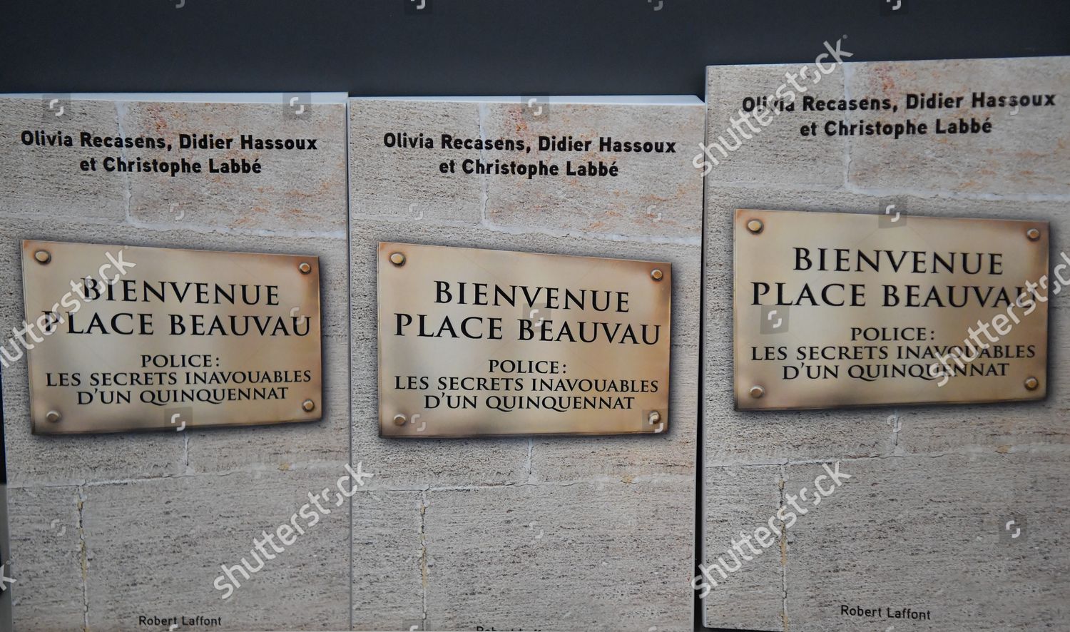 Book Bienvenue Place Beauvau Police Les Editorial Stock Photo Stock