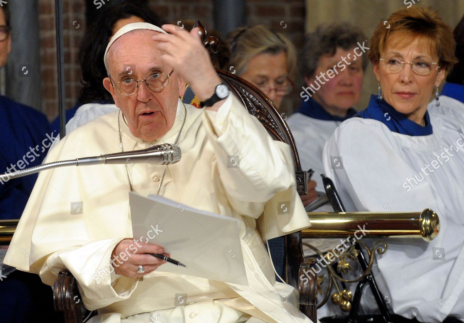 Pope Francis Has Paid Visit All Editorial Stock Photo Stock Image