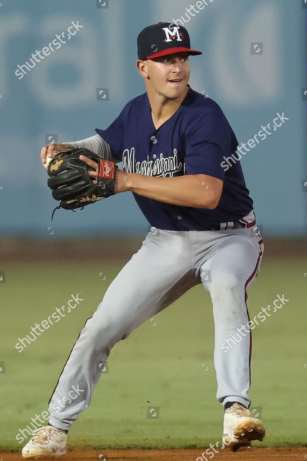 Mississippi Braves Infielder Cade Bunnell 8 Editorial Stock Photo ...