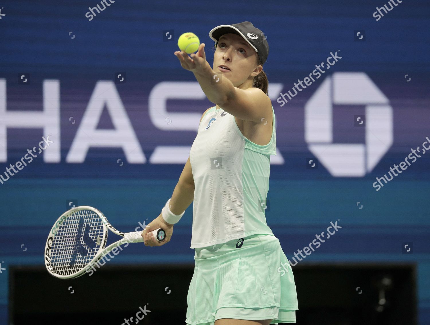 Iga Swiatek Competed Her Quarterfinals Match Editorial Stock Photo ...