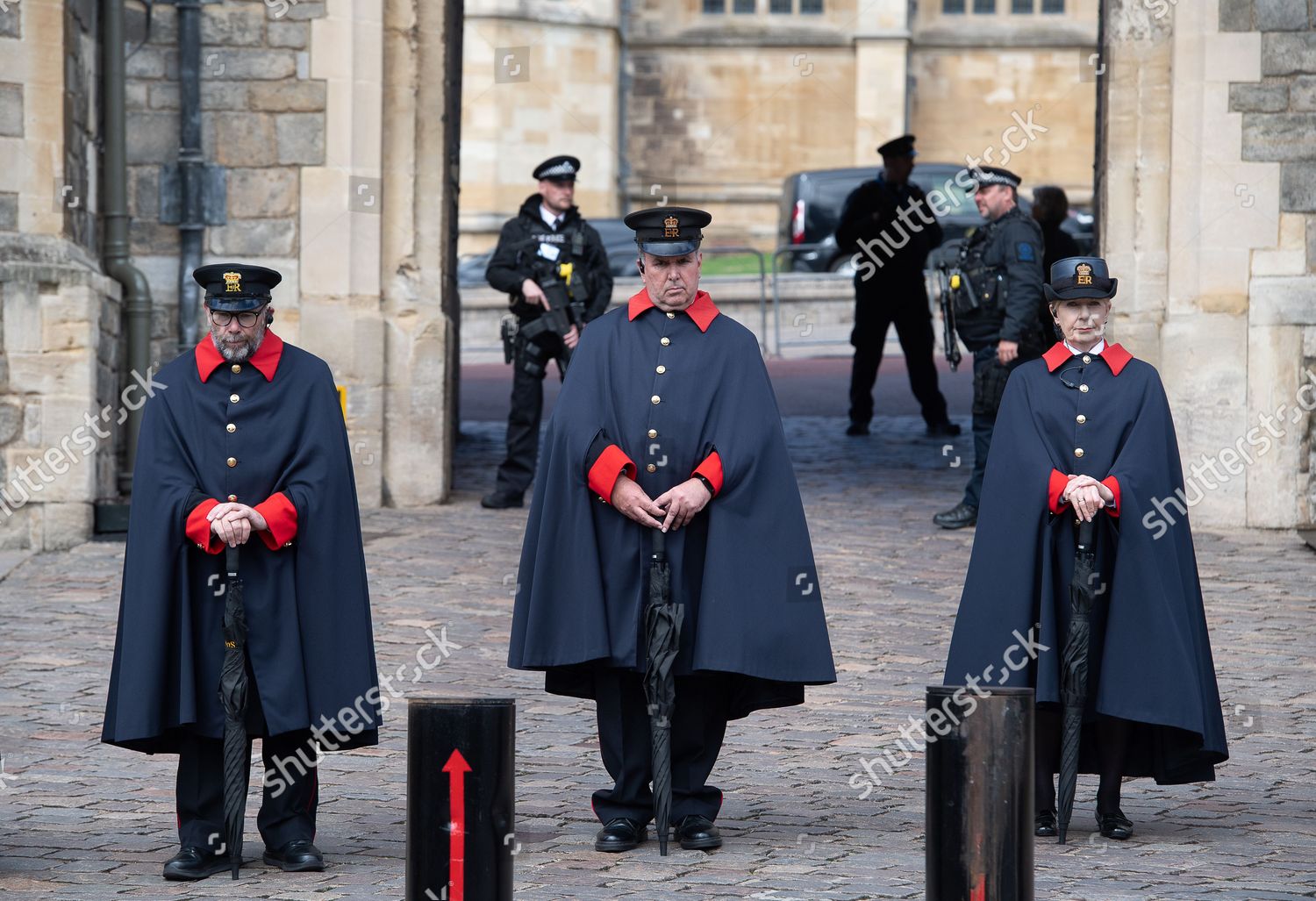 Wardens On Duty Outside King Henry Editorial Stock Photo Stock Image