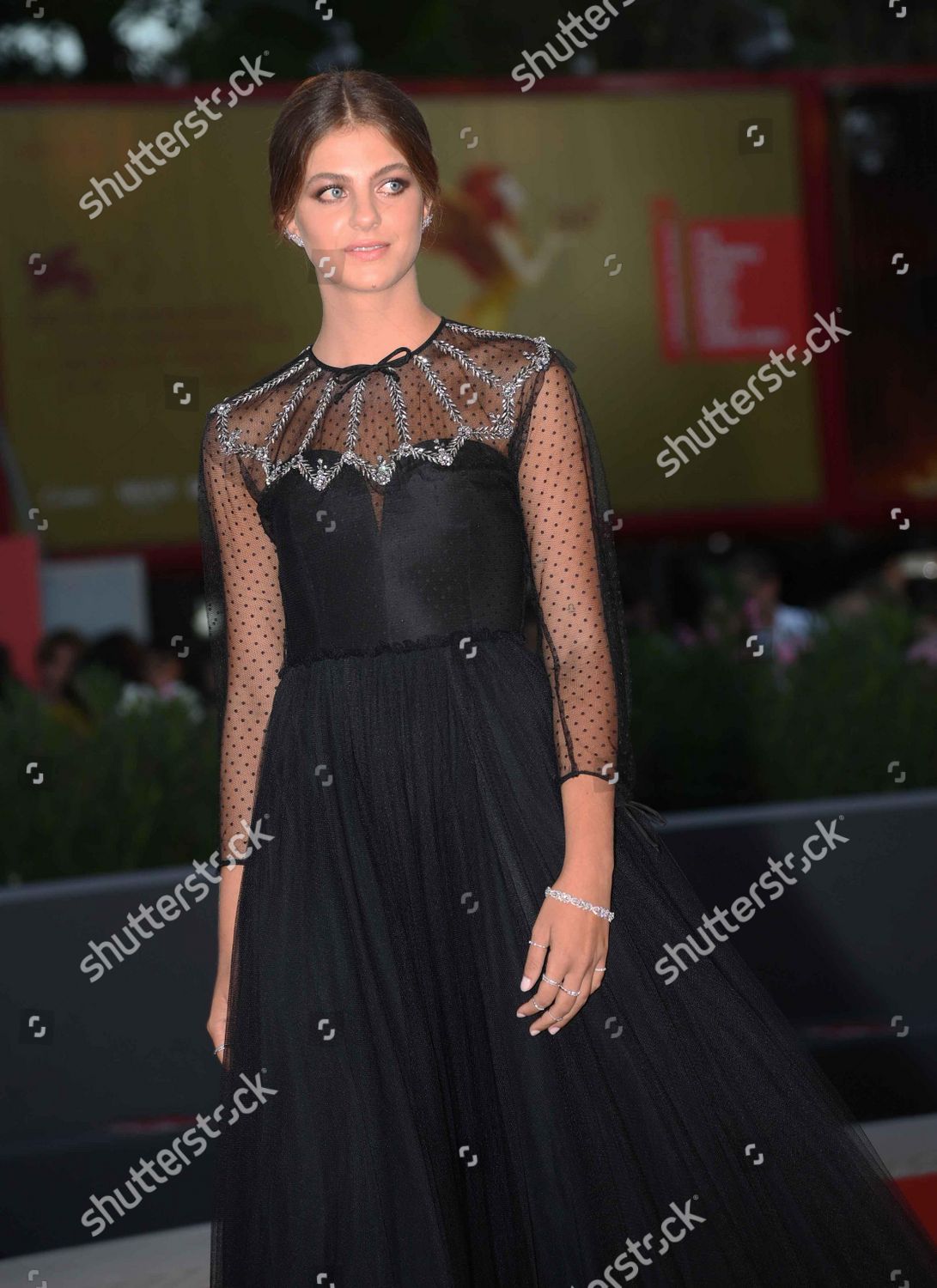 Margherita Mazzucco Arrives Premiere Chiara During Editorial Stock ...