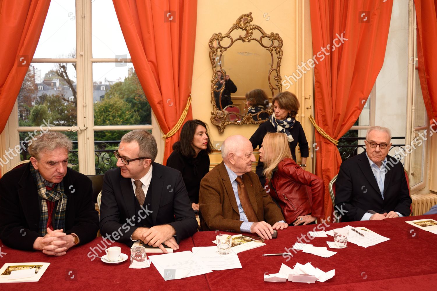 Pierre Berge Et Les Membres Du Editorial Stock Photo Stock Image Shutterstock