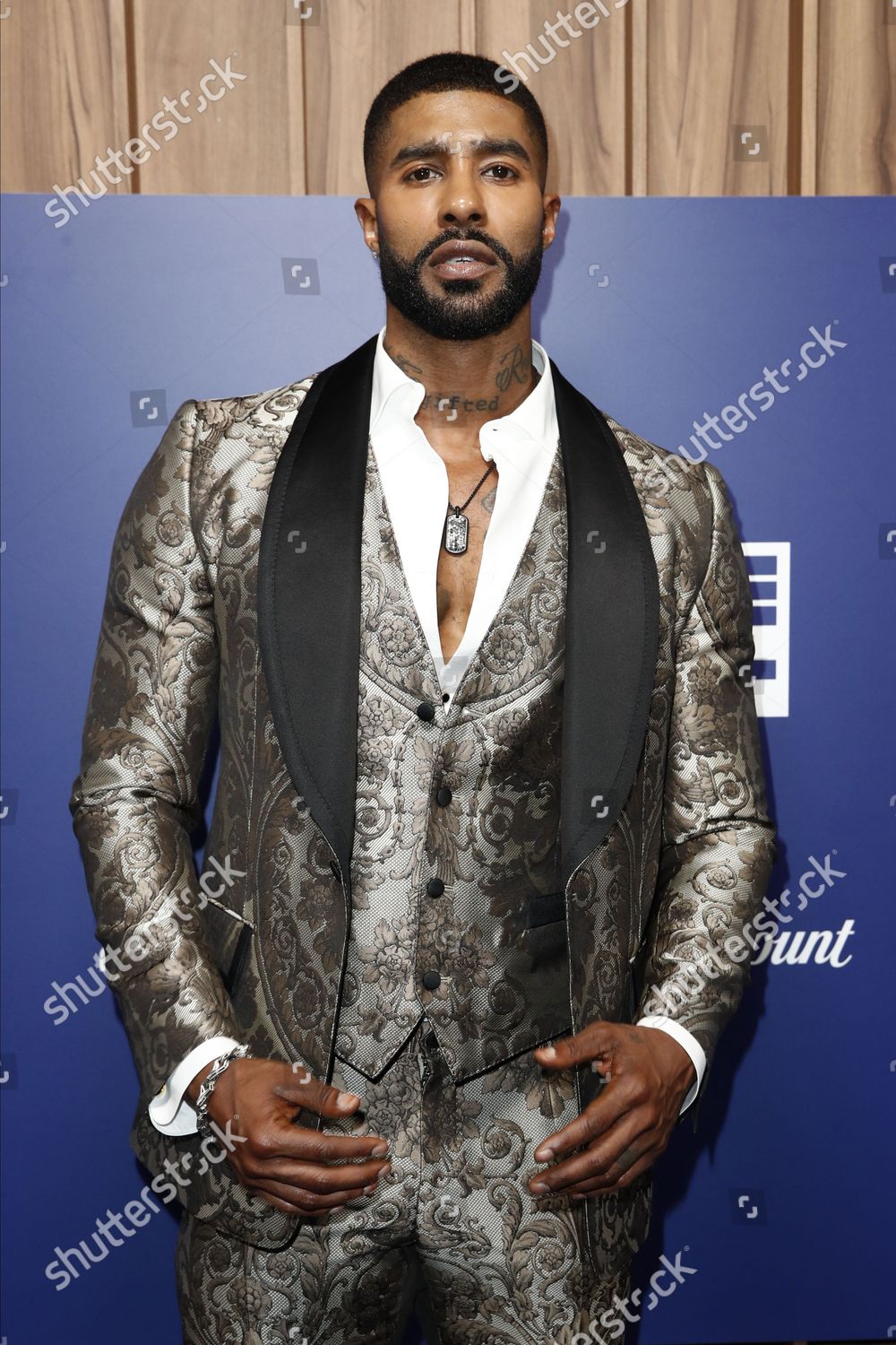 Actor Skyh Black Poses On Red Editorial Stock Photo - Stock Image