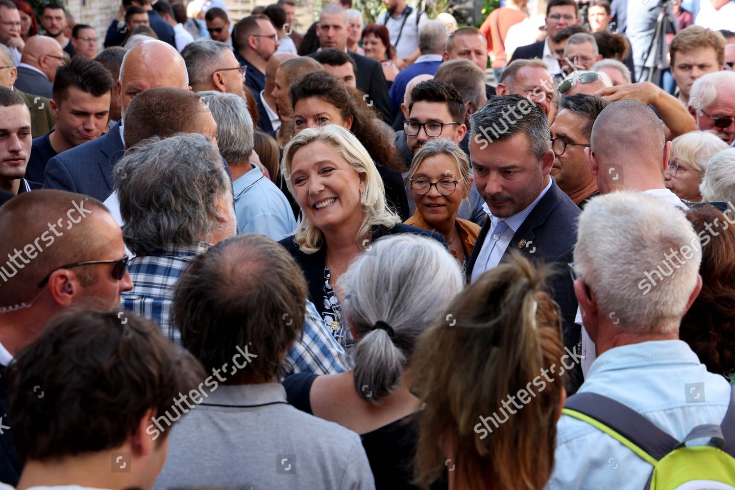 Marine Le Pen French Farright Rassemblement Editorial Stock Photo ...