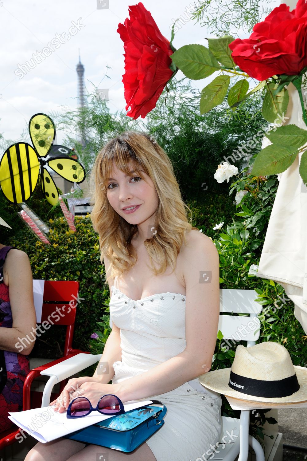 Alix Benezech Attending Franck Sorbier Haute Editorial Stock Photo