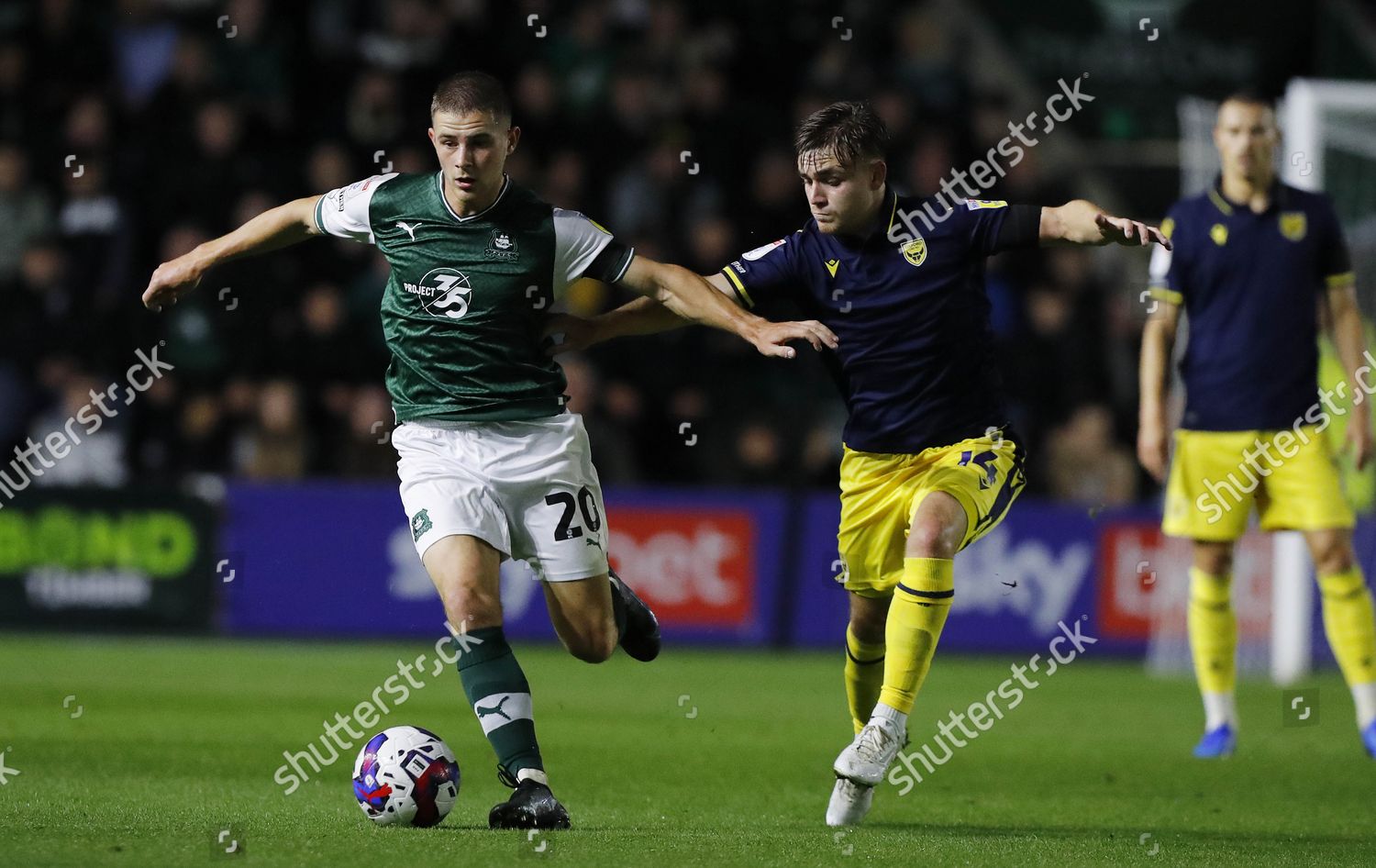 Adam Randell Plymouth Argyle Holds Off Editorial Stock Photo - Stock ...