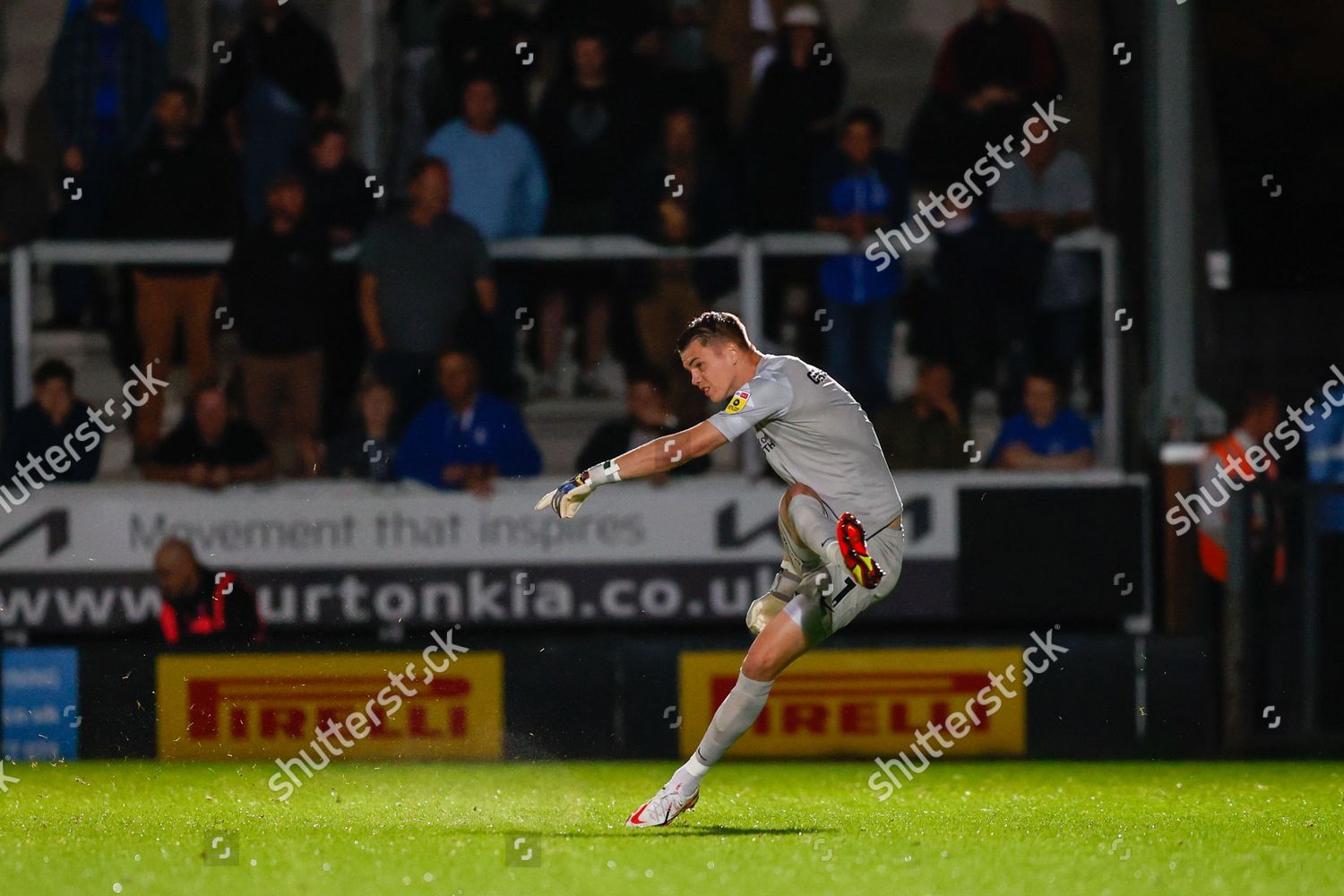 Portsmouth Goalkeeper Josh Griffiths 1 During Editorial Stock Photo