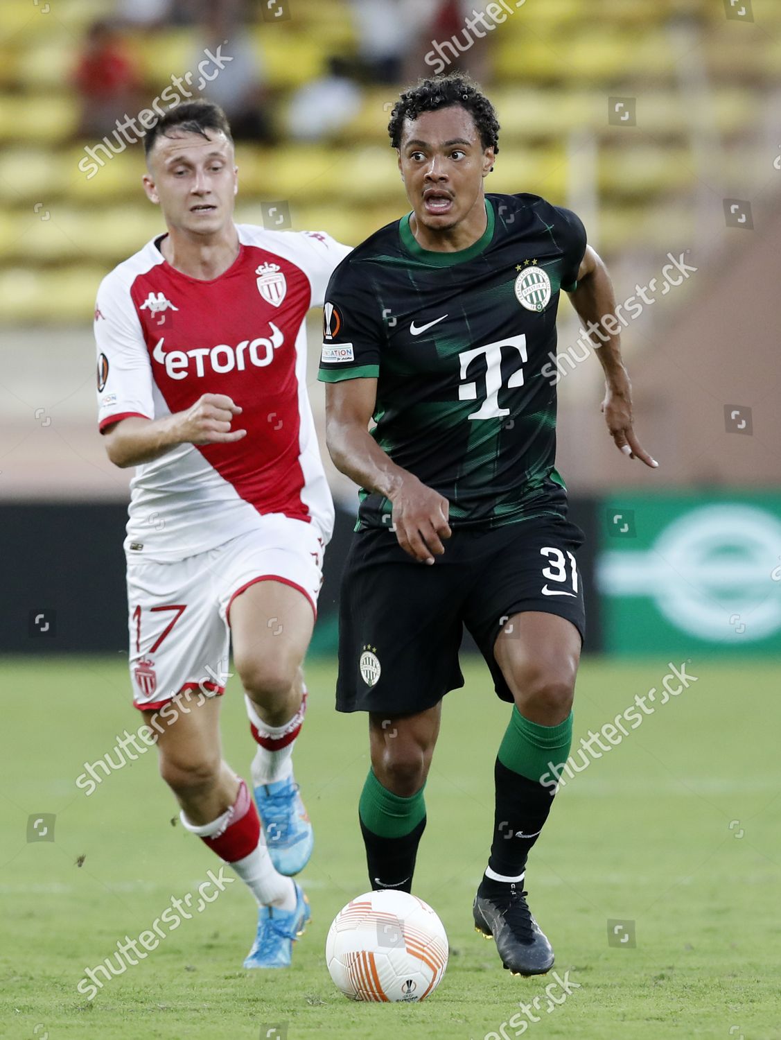 UEFA Europa League, Group H, AS Monaco v Ferencvarosi TC