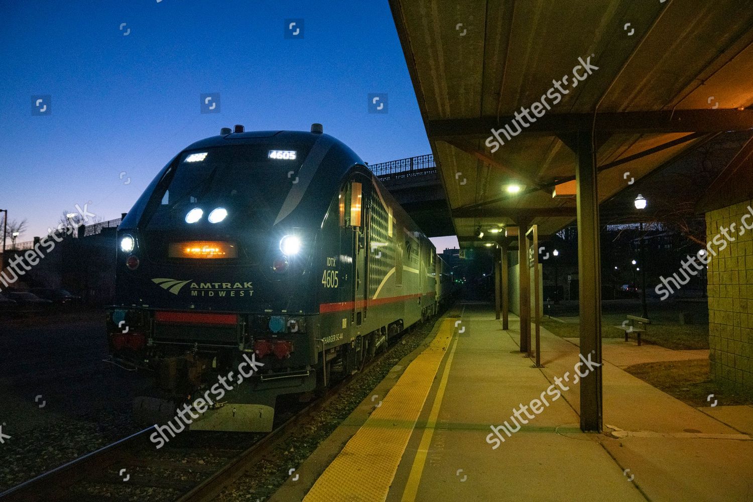 Amtrak Train Ann Arbor Michigan March Editorial Stock Photo Stock