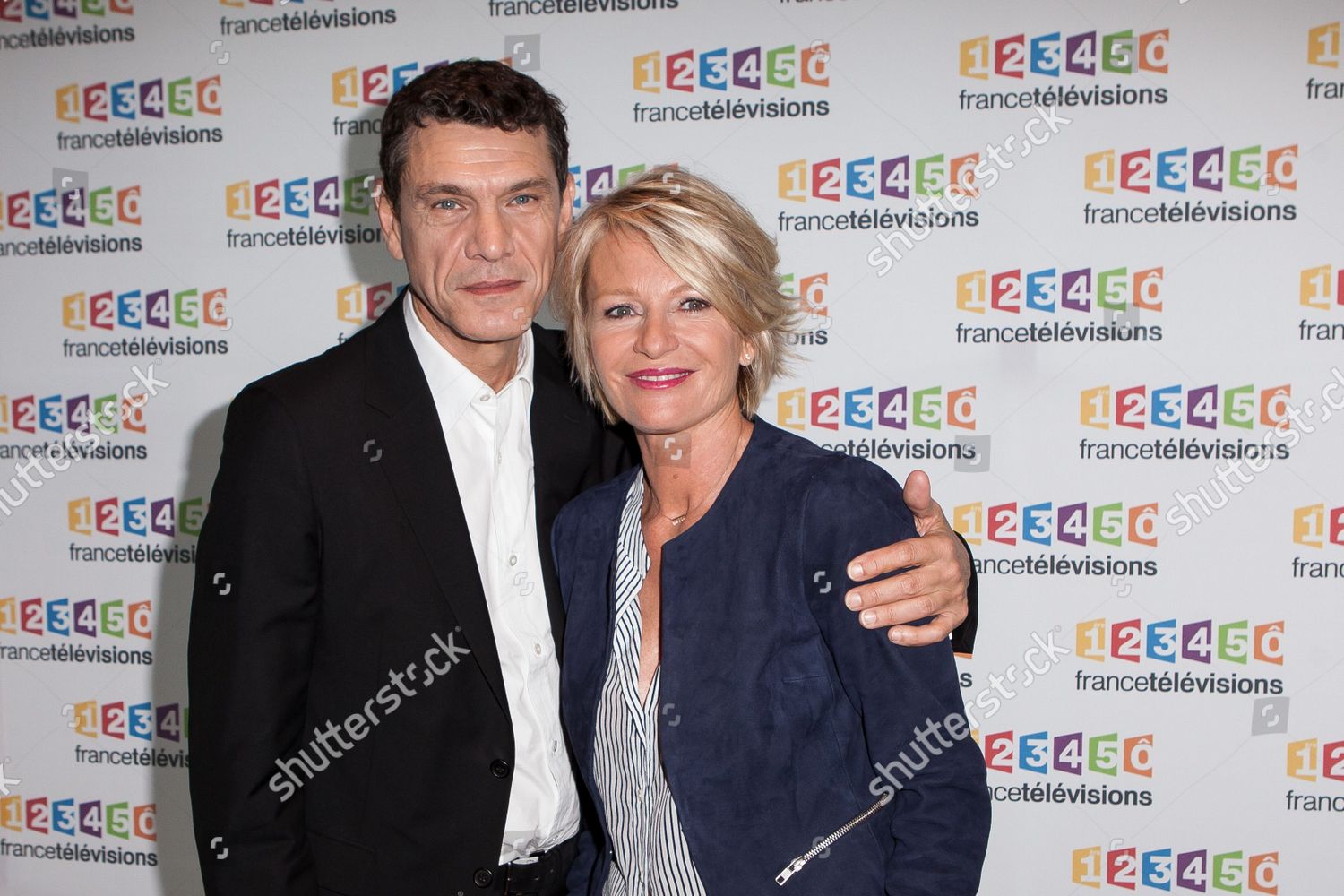 Marc Lavoine Et Sophie Davant Lors Editorial Stock Photo - Stock Image ...