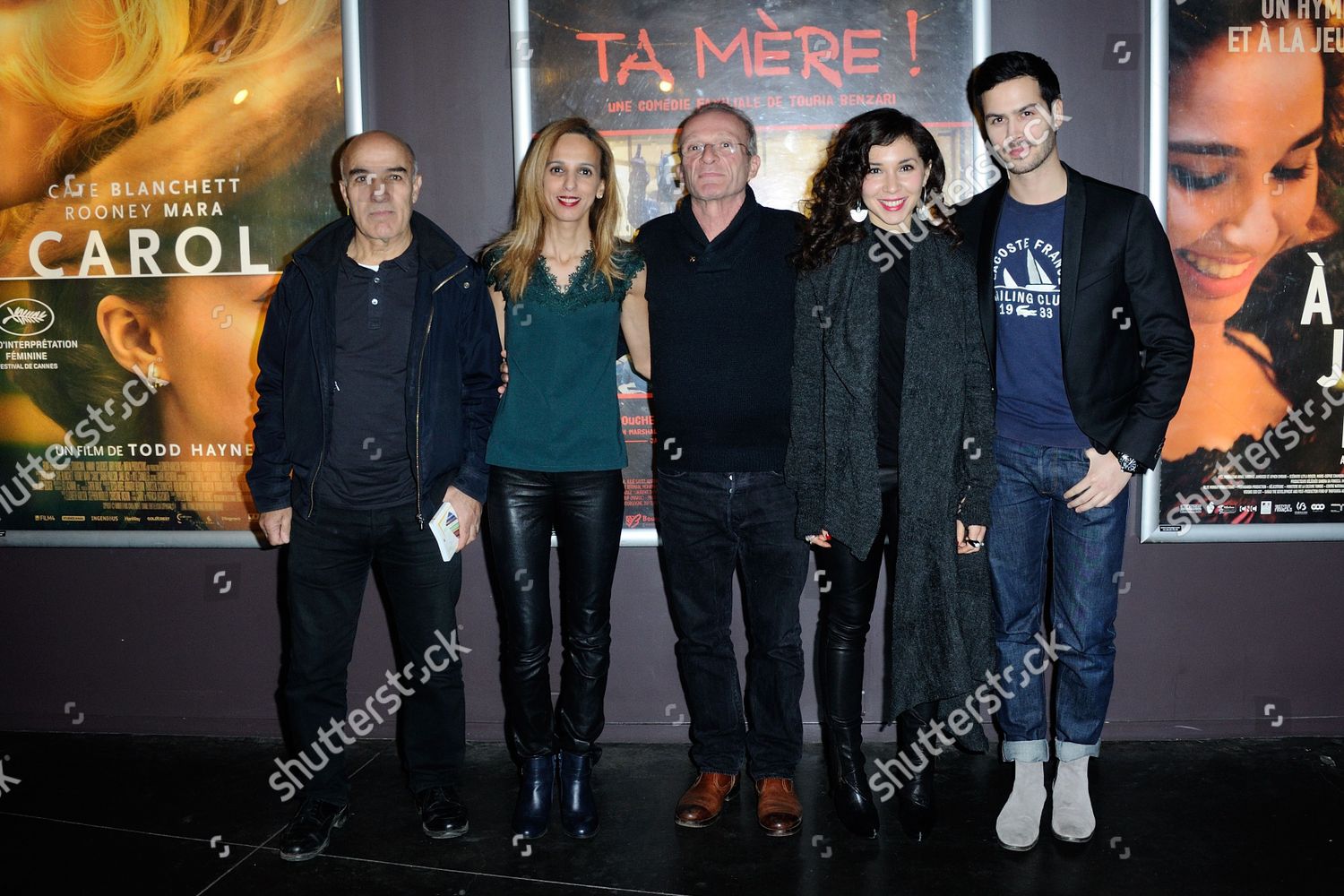 Abdelkrim Bahloul Touria Benzari Christian Zerbib Editorial Stock Photo