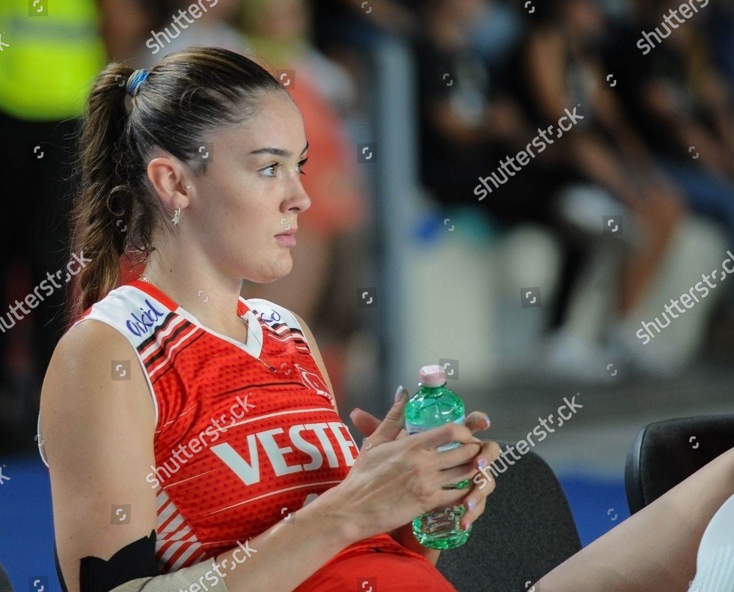 Zehra Gunes Talented Turkish Volleyball Player Editorial Stock Photo ...