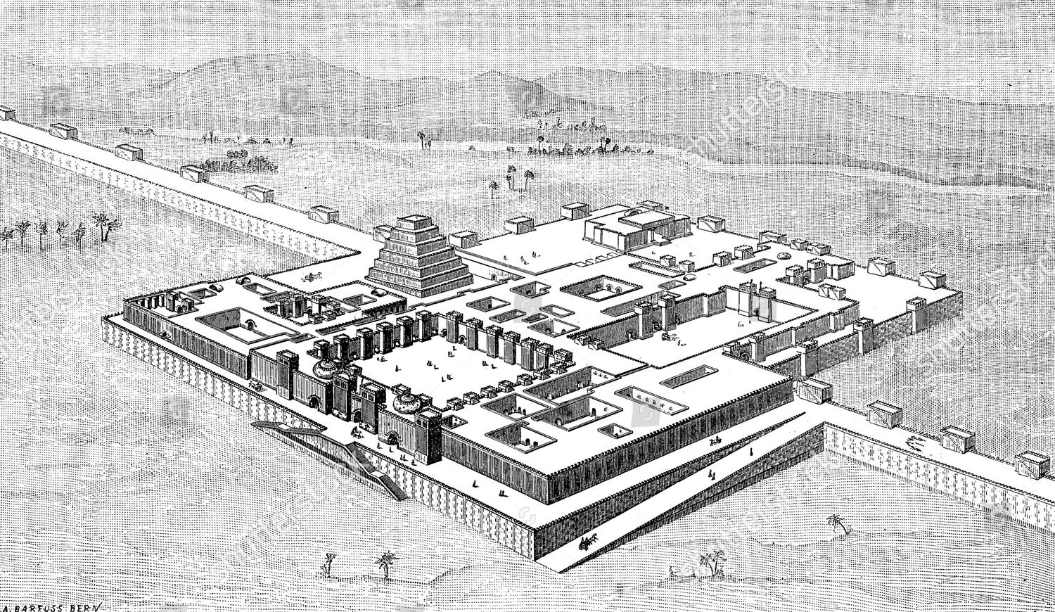 Palace Sargon Restored Sargon Akkad Sargon Editorial Stock Photo ...